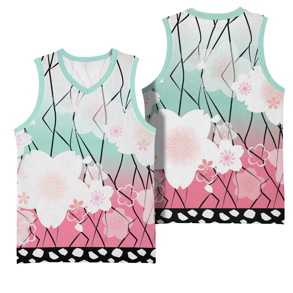 Japanese Kocho Pattern Basketball Jersey Insect Pillar Butterfly Flower Fairy LT9 - Polynesian Pride