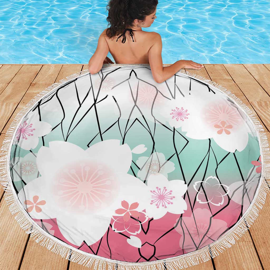 Japanese Kocho Pattern Beach Blanket Insect Pillar Butterfly Flower Fairy LT9 - Polynesian Pride