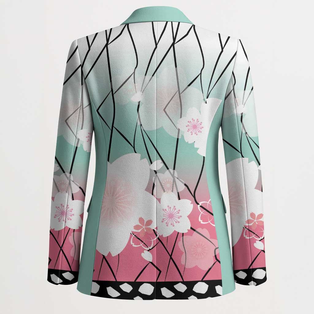 Japanese Kocho Pattern Blazer Insect Pillar Butterfly Flower Fairy LT9 - Polynesian Pride
