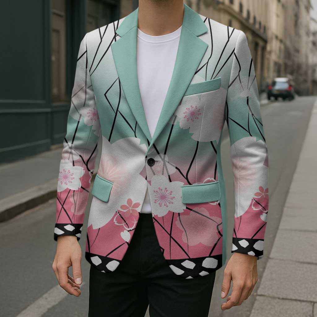 Japanese Kocho Pattern Blazer Insect Pillar Butterfly Flower Fairy LT9 - Polynesian Pride