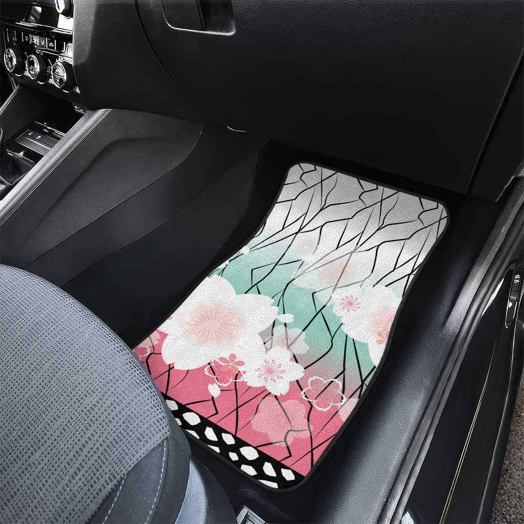 Japanese Kocho Pattern Car Mats Insect Pillar Butterfly Flower Fairy LT9 - Polynesian Pride