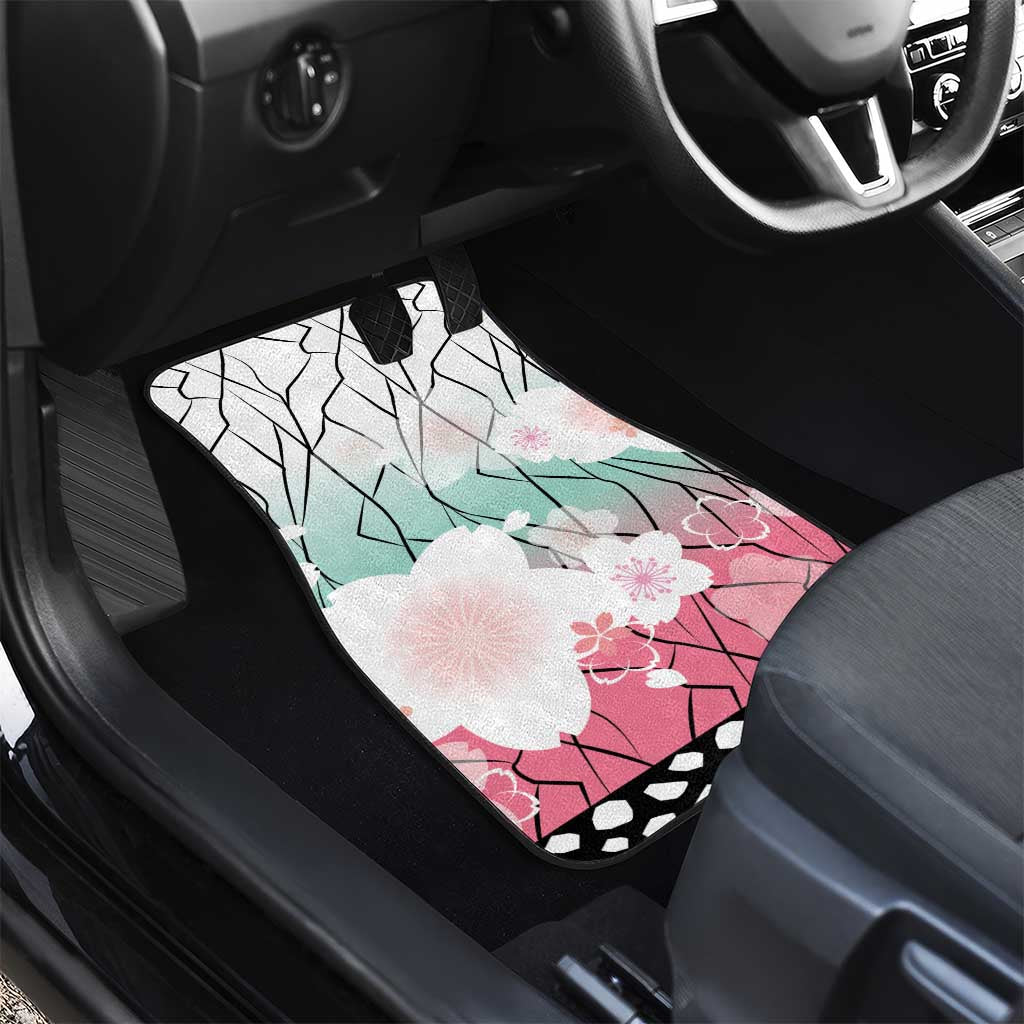 Japanese Kocho Pattern Car Mats Insect Pillar Butterfly Flower Fairy LT9 - Polynesian Pride