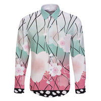 Japanese Kocho Pattern Family Matching Summer Maxi Dress and Hawaiian Shirt Insect Pillar Butterfly Flower Fairy - Polynesian Pride