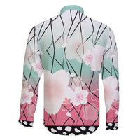 Japanese Kocho Pattern Family Matching Tank Maxi Dress and Hawaiian Shirt Insect Pillar Butterfly Flower Fairy - Polynesian Pride