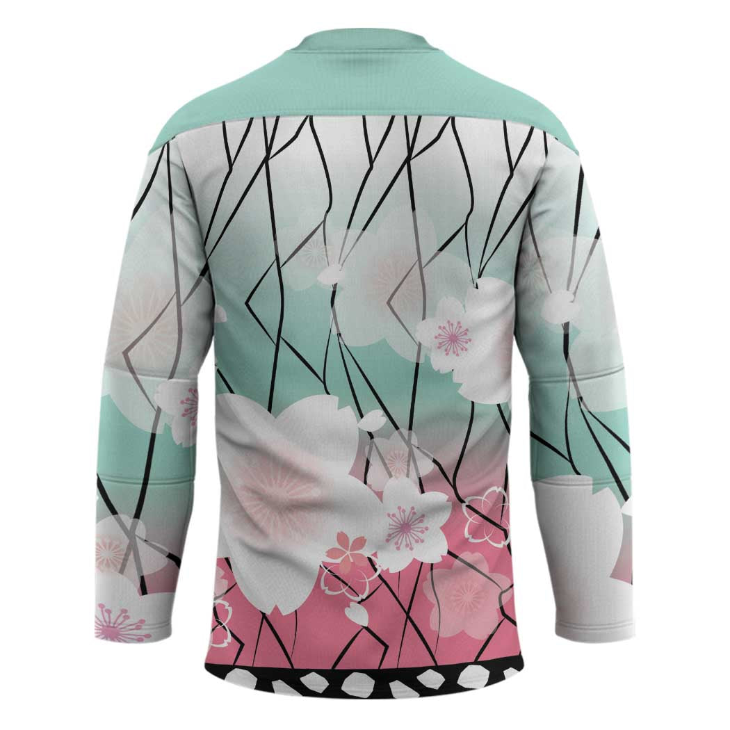 Japanese Kocho Pattern Hockey Jersey Insect Pillar Butterfly Flower Fairy LT9 - Polynesian Pride