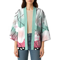 Japanese Kocho Pattern Kimono Insect Pillar Butterfly Flower Fairy - Polynesian Pride