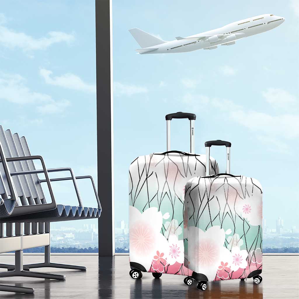 Japanese Kocho Pattern Luggage Cover Insect Pillar Butterfly Flower Fairy - Polynesian Pride