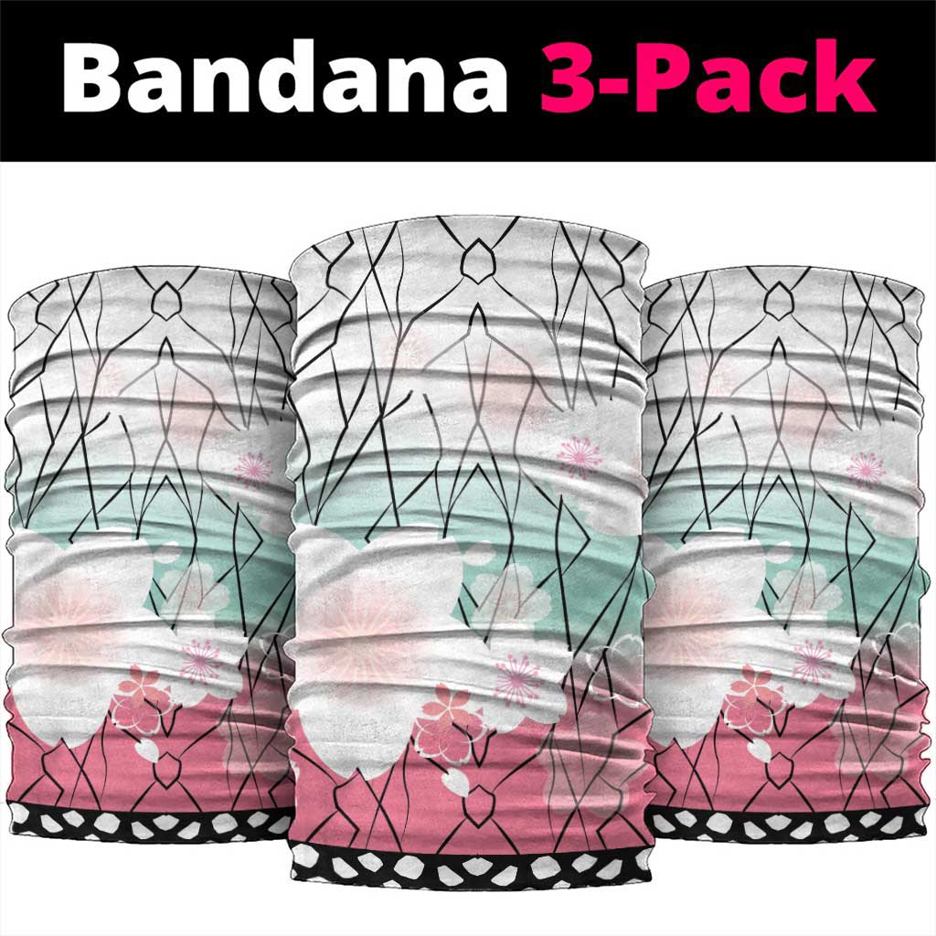 Japanese Kocho Pattern Neck Gaiter Insect Pillar Butterfly Flower Fairy - Polynesian Pride