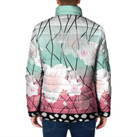 Japanese Kocho Pattern Padded Jacket Insect Pillar Butterfly Flower Fairy LT9 - Polynesian Pride