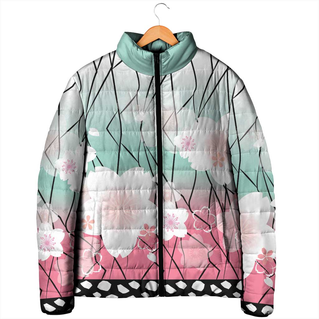 Japanese Kocho Pattern Padded Jacket Insect Pillar Butterfly Flower Fairy LT9 - Polynesian Pride