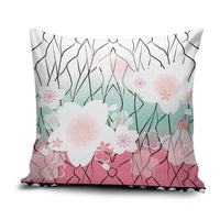 Japanese Kocho Pattern Pillow Cover Insect Pillar Butterfly Flower Fairy - Polynesian Pride