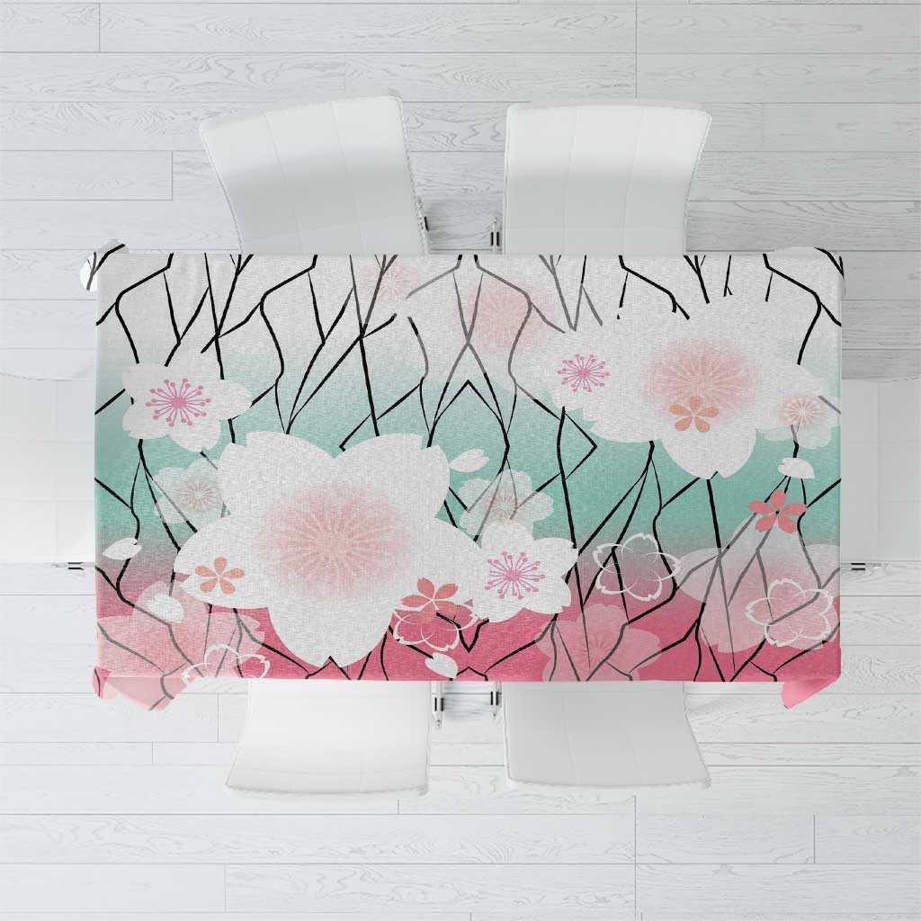 Japanese Kocho Pattern Tablecloth Insect Pillar Butterfly Flower Fairy LT9 Pink - Polynesian Pride