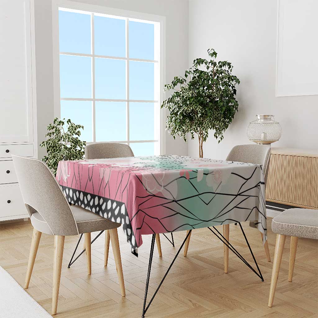 Japanese Kocho Pattern Tablecloth Insect Pillar Butterfly Flower Fairy LT9 - Polynesian Pride