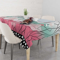 Japanese Kocho Pattern Tablecloth Insect Pillar Butterfly Flower Fairy LT9 - Polynesian Pride