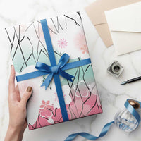 Japanese Kocho Pattern Wrapping Paper Insect Pillar Butterfly Flower Fairy LT9 - Polynesian Pride