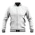 Samoa Lotu Tamaiti Baseball Jacket Polynesian White Sunday Simple LT9 Unisex White - Polynesian Pride