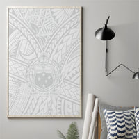 Samoa Lotu Tamaiti Canvas Wall Art Polynesian White Sunday Simple LT9 - Polynesian Pride