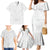 Samoa Lotu Tamaiti Family Matching Mermaid Dress and Hawaiian Shirt Polynesian White Sunday Simple LT9 - Polynesian Pride