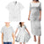 Samoa Lotu Tamaiti Family Matching Puletasi Dress and Hawaiian Shirt Polynesian White Sunday Simple LT9 - Polynesian Pride