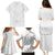 Samoa Lotu Tamaiti Family Matching Puletasi Dress and Hawaiian Shirt Polynesian White Sunday Simple LT9 - Polynesian Pride