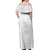 Samoa Lotu Tamaiti Off Shoulder Maxi Dress Polynesian White Sunday Simple LT9 - Polynesian Pride