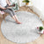 Samoa Lotu Tamaiti Round Carpet Polynesian White Sunday Simple LT9 - Polynesian Pride