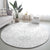 Samoa Lotu Tamaiti Round Carpet Polynesian White Sunday Simple LT9 - Polynesian Pride