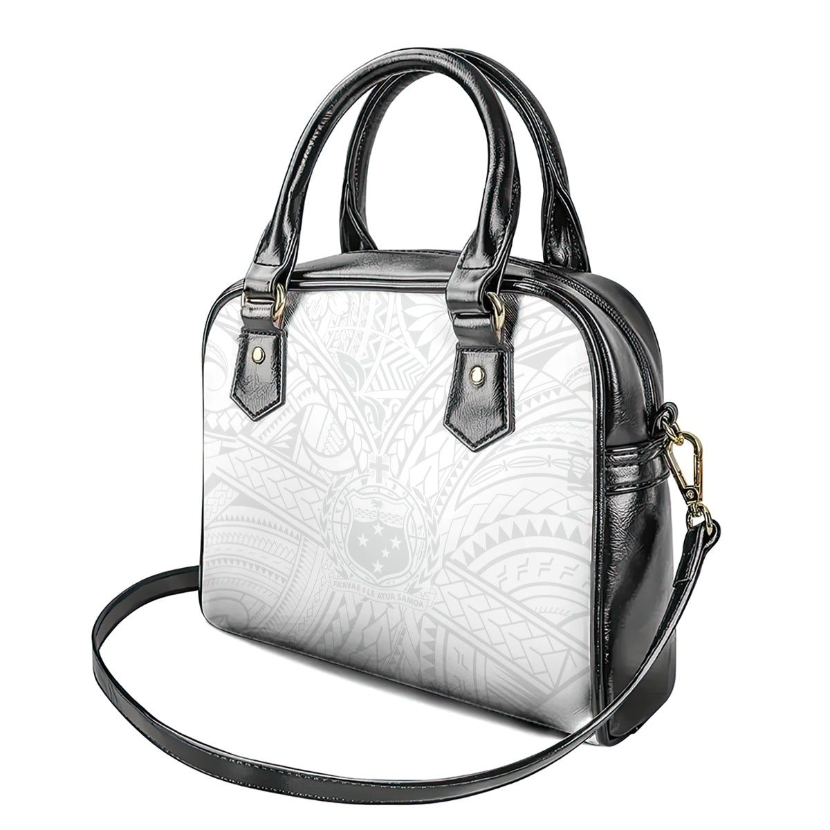 Samoa Lotu Tamaiti Shoulder Handbag Polynesian White Sunday Simple LT9 - Polynesian Pride
