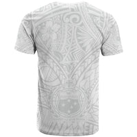 Samoa Lotu Tamaiti T Shirt Polynesian White Sunday Simple LT9 - Polynesian Pride