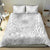 Samoa Lotu Tamait Bedding Set Tropical Plant White Sunday With Polynesia Pattern LT9 - Polynesian Pride