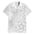 Samoa Lotu Tamait Family Matching Off Shoulder Short Dress and Hawaiian Shirt Tropical Plant White Sunday With Polynesia Pattern LT9 Dad's Shirt - Short Sleeve White - Polynesian Pride