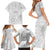 Samoa Lotu Tamait Family Matching Short Sleeve Bodycon Dress and Hawaiian Shirt Tropical Plant White Sunday With Polynesia Pattern LT9 - Polynesian Pride