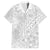 Samoa Lotu Tamait Family Matching Short Sleeve Bodycon Dress and Hawaiian Shirt Tropical Plant White Sunday With Polynesia Pattern LT9 Dad's Shirt - Short Sleeve White - Polynesian Pride