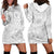 Samoa Lotu Tamait Hoodie Dress Tropical Plant White Sunday With Polynesia Pattern LT9 - Polynesian Pride