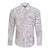 Samoa Lotu Tamait Long Sleeve Button Shirt Tropical Plant White Sunday With Polynesia Pattern LT9 Unisex White - Polynesian Pride