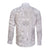 Personalised Samoa Lotu Tamait Long Sleeve Button Shirt Tropical Plant White Sunday With Polynesia Pattern LT9 - Polynesian Pride