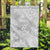 Personalised Tonga White Sunday Garden Flag Tropical Plant With Polynesian Pattern LT9 Garden Flag White - Polynesian Pride