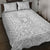 Personalised Tonga White Sunday Quilt Bed Set Tropical Plant With Polynesian Pattern LT9 - Polynesian Pride