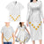 Tonga White Sunday Family Matching Long Sleeve Bodycon Dress and Hawaiian Shirt Polynesian Plumeria Tribal Simple LT9 - Polynesian Pride