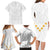 Tonga White Sunday Family Matching Long Sleeve Bodycon Dress and Hawaiian Shirt Polynesian Plumeria Tribal Simple LT9 - Polynesian Pride