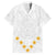 Tonga White Sunday Family Matching Off Shoulder Long Sleeve Dress and Hawaiian Shirt Polynesian Plumeria Tribal Simple LT9 Dad's Shirt - Short Sleeve White - Polynesian Pride