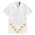 Tonga White Sunday Family Matching Short Sleeve Bodycon Dress and Hawaiian Shirt Polynesian Plumeria Tribal Simple LT9 Dad's Shirt - Short Sleeve White - Polynesian Pride