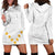 Tonga White Sunday Hoodie Dress Polynesian Plumeria Tribal Simple LT9 - Polynesian Pride