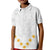 Tonga White Sunday Kid Polo Shirt Polynesian Plumeria Tribal Simple LT9 Kid White - Polynesian Pride