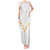 Tonga White Sunday Tank Maxi Dress Polynesian Plumeria Tribal Simple LT9 Women White - Polynesian Pride