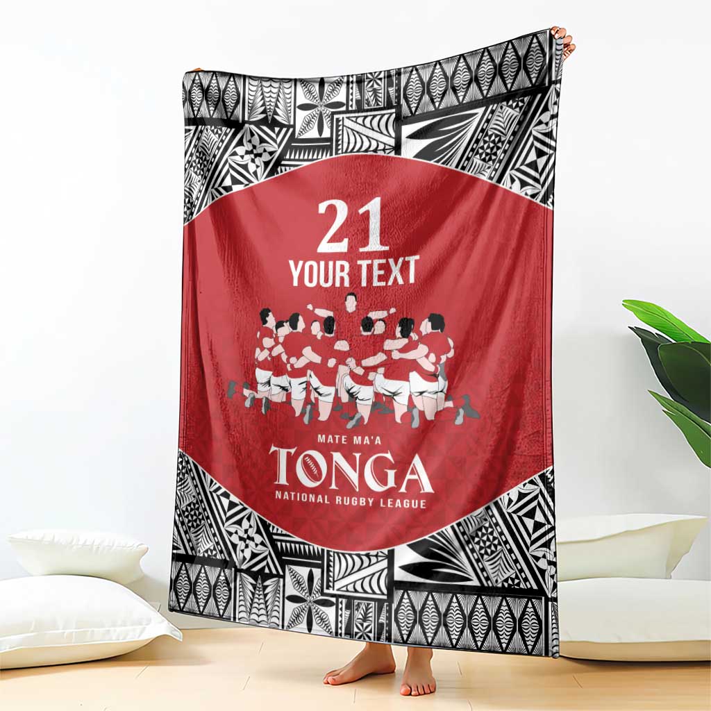 Custom Tonga Rugby Mate Ma'a Blanket Tonga XIII Make History Pacific Champions LT9 - Polynesian Pride