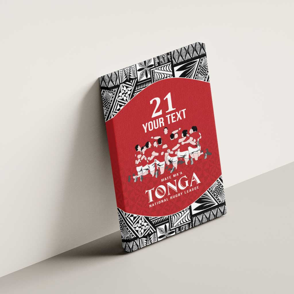 Custom Tonga Rugby Mate Ma'a Canvas Wall Art Tonga XIII Make History Pacific Champions LT9 - Polynesian Pride