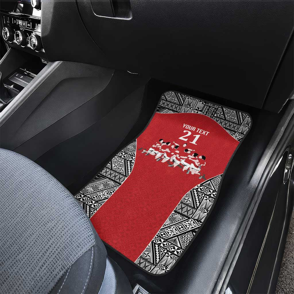 Custom Tonga Rugby Mate Ma'a Car Mats Tonga XIII Make History Pacific Champions LT9 - Polynesian Pride