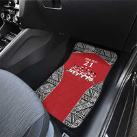 Custom Tonga Rugby Mate Ma'a Car Mats Tonga XIII Make History Pacific Champions LT9 - Polynesian Pride