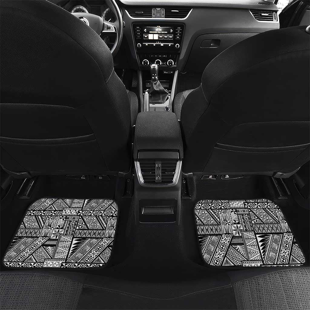Custom Tonga Rugby Mate Ma'a Car Mats Tonga XIII Make History Pacific Champions LT9 Set 2pcs - Back Red - Polynesian Pride